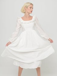 The Grove Dress - White - White