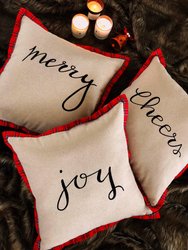 Christmas Soft Throw Pillow - Joy