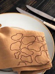 Giraffe Belgian Linen Napkin