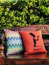 The African Throw Pillow