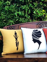 The African Throw Pillow