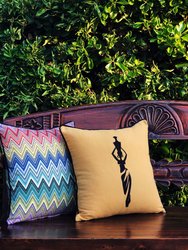 The African Throw Pillow