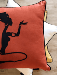 The African Throw Pillow - Uma