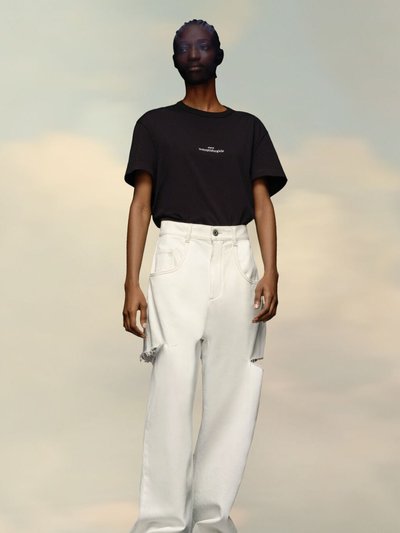 Maison Margiela Denim Jeans With Slash Details - Ivory product