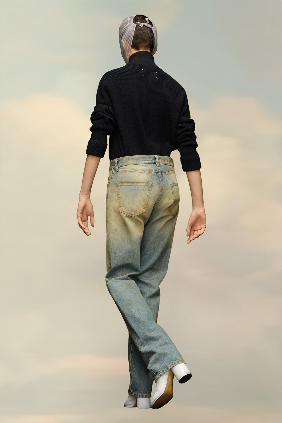 Men's Dirty Wash Jeans, MAISON MARGIELA