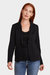 Cotton/Cashmere Double Face One Button Blazer