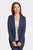 Cotton/Cashmere Double Face One Button Blazer