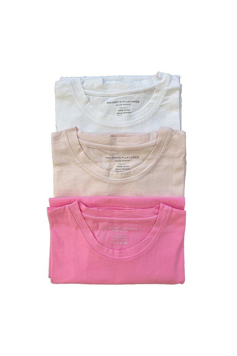 Cotton Silk Touch Crewneck 3-Piece Gift Pack