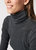 Cotton/Cashmere Long Sleeve Turtleneck - Anthracite Chine