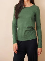 Soft Touch L/s Semi Relaxed Crew In Mousse - Mousse