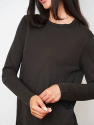 Soft Touch Long Sleeve Semi Relaxed Crew Tee