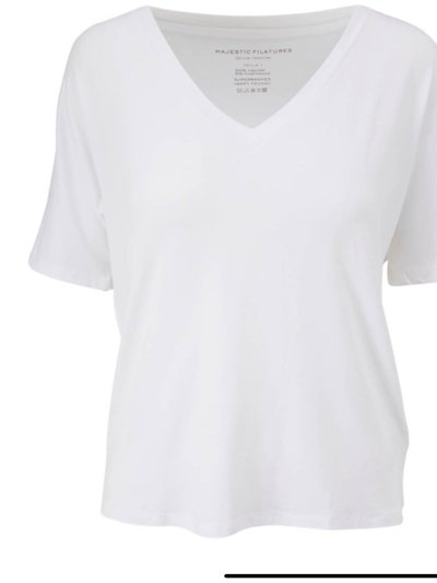 Majestic Filatures Soft Touch V-Neck Tee product