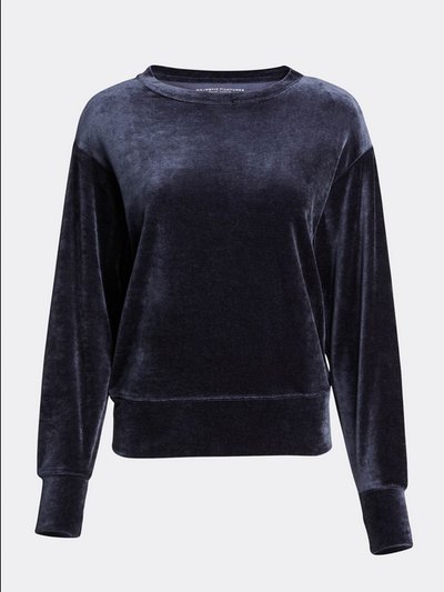 Majestic Filatures Velour Long Sleeve Crewneck Pullover product