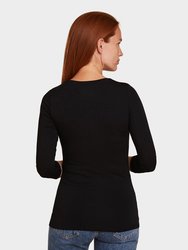 Soft Touch 3/4 Sleeve V-Neck