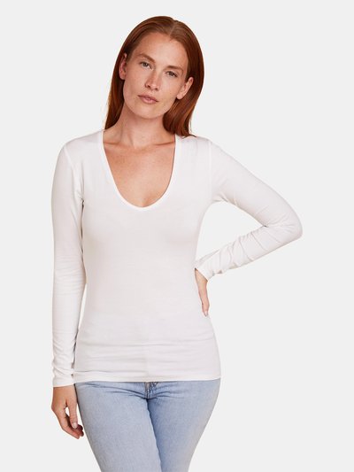 Majestic Soft Touch L/S V-Neck Shirt product