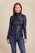 Soft Touch Metallic L/S Turtleneck - Metal Black Olive