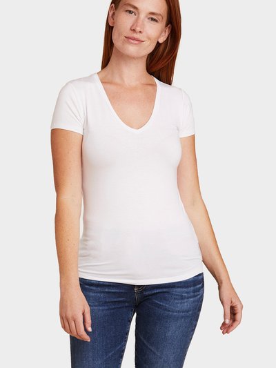 Majestic Soft Touch S/S V-Neck product