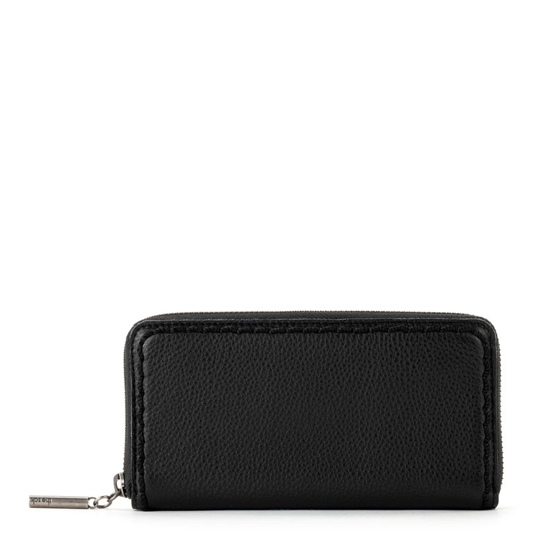 Essential Zip Wallet - Black