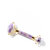 Crystal Facial Roller - Amethyst - Pink