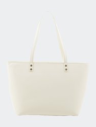 Estelle Organizational Tote - White