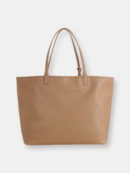 Tina Reversible Tote with Canvas Leopard Interior