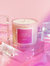 Iridescent Pink Candle