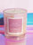 Iridescent Pink Candle