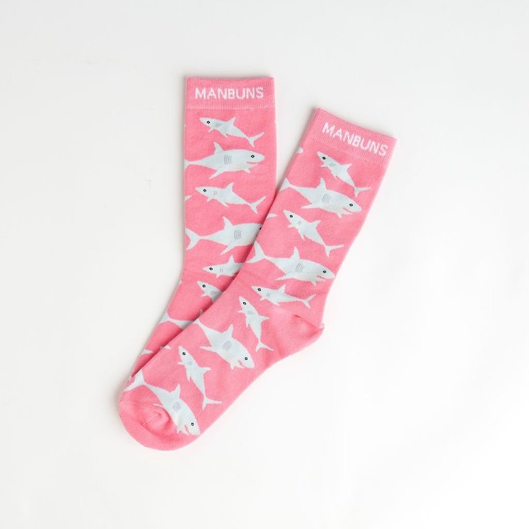 Baby Shark Unisex Crew Socks - Pink