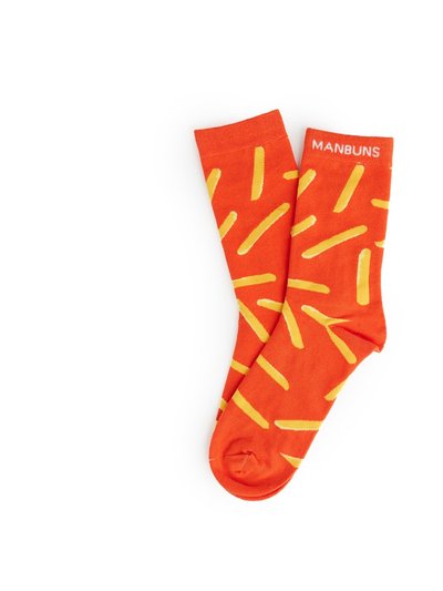 MANBUNS French Fries Unisex Crew Socks product