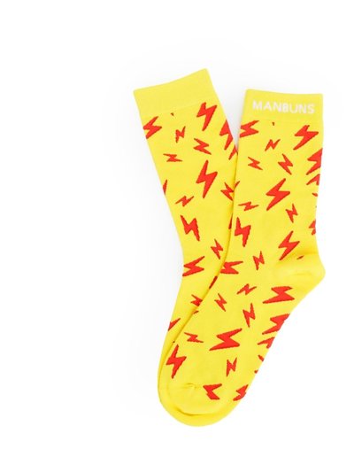 MANBUNS Lightning Bolt Unisex Crew Socks product