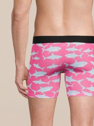 Men's Baby Shark Boxer Brief Underwear and Sock Set