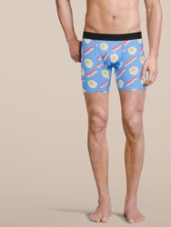 Men's Bacon and Eggs Boxer Brief Underwear