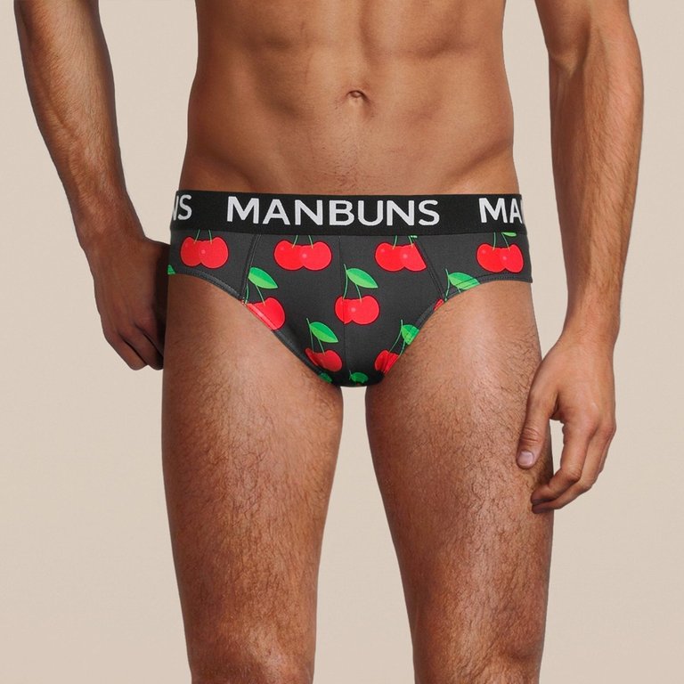 Men's Cherry Brief Underwear - Cherry