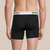 Men's Classic Black Boxer Brief Underwear with Pouch