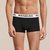 Men's Classic Black Boxer Trunk Underwear with Pouch - Classic Black