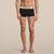 Men's Classic Black Boxer Trunk Underwear with Pouch