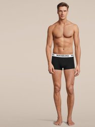 Men's Classic Black Boxer Trunk Underwear with Pouch