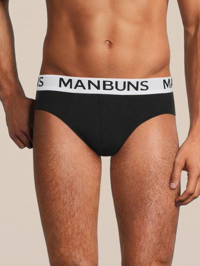 MANBUNS Men's Classic Black Brief Underwear product