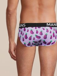 Men's Eggplant Brief Underwear