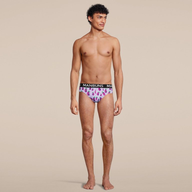 Men's Eggplant Brief Underwear