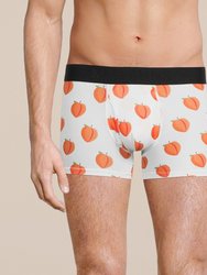 Men's Peach Boxer Trunk Underwear with Pouch - Peach
