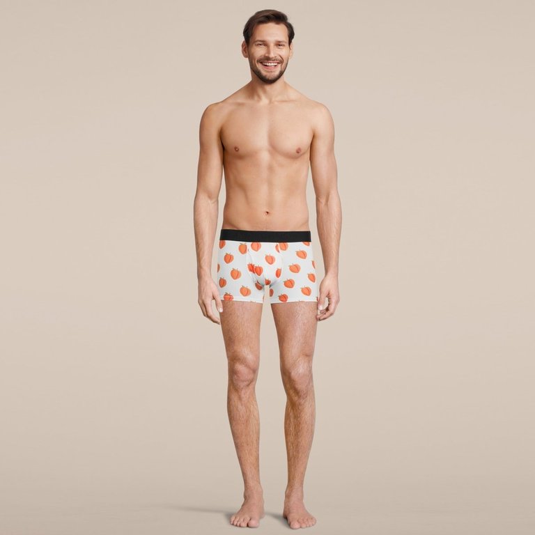 MANBUNS Peach Men's Peach Boxer Trunk Underwear with Pouch