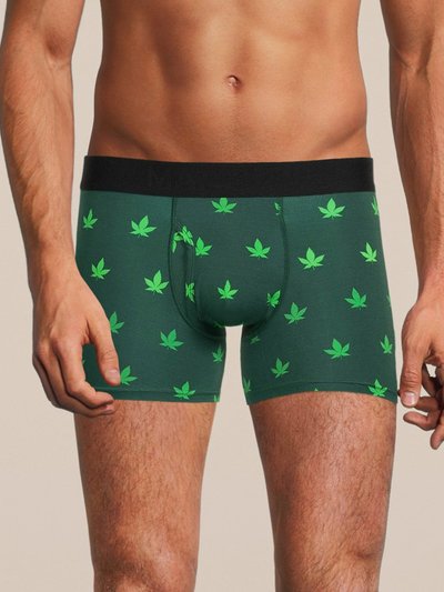 MANBUNS Men's Weed Boxer Brief Underwear with Pouch product