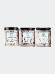 Scented 3 Bath Salts Selfcare Kit