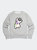 Unisex Puppy In Crown Sweater/Sweatshirt - Eco Friendly - Grey