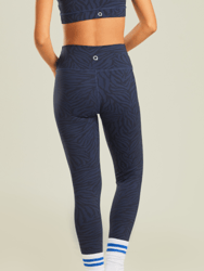 Ultimate Fit Printed Leggings - Indigo