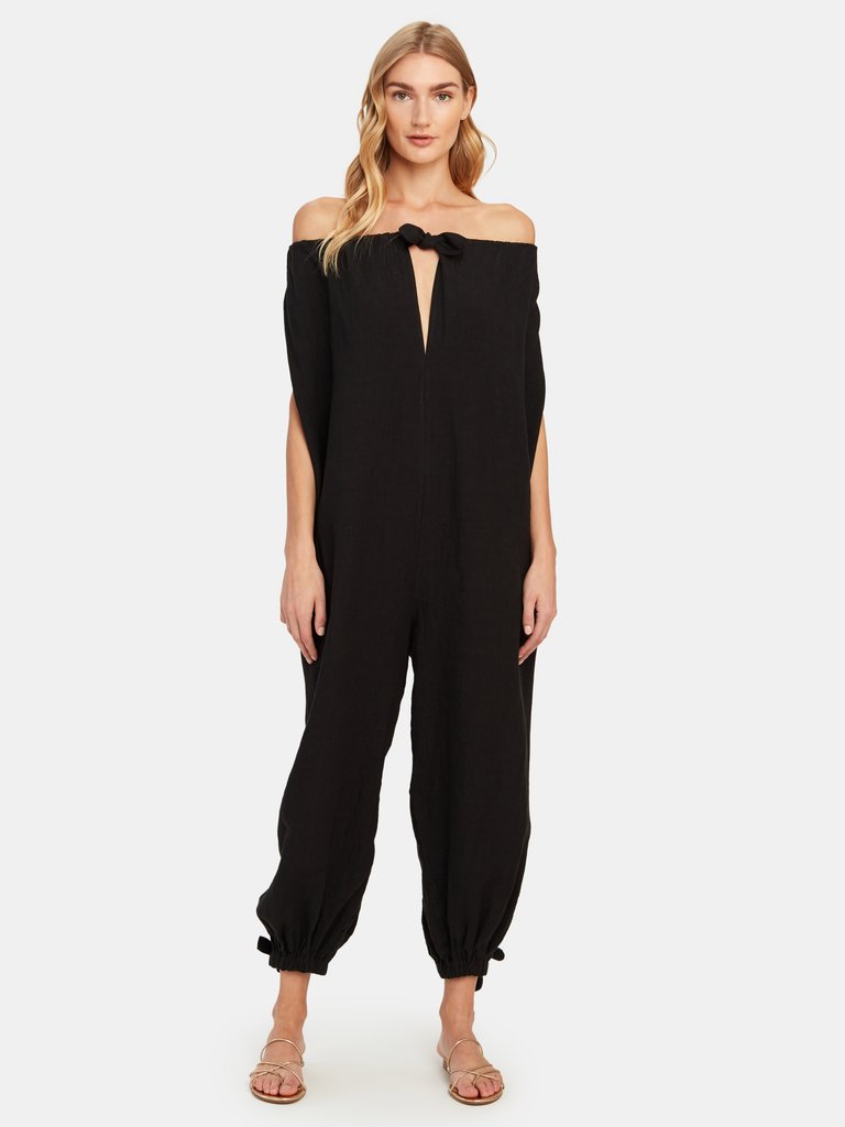 Fifi Linen Jumpsuit Cover-Up