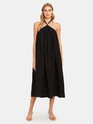 Graziella Linen Cover-Up - Black