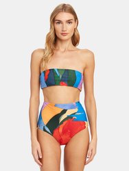 Lydia High Rise Bikini Bottom  - Rainbow Multi