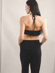 Black Mojave Halter Top